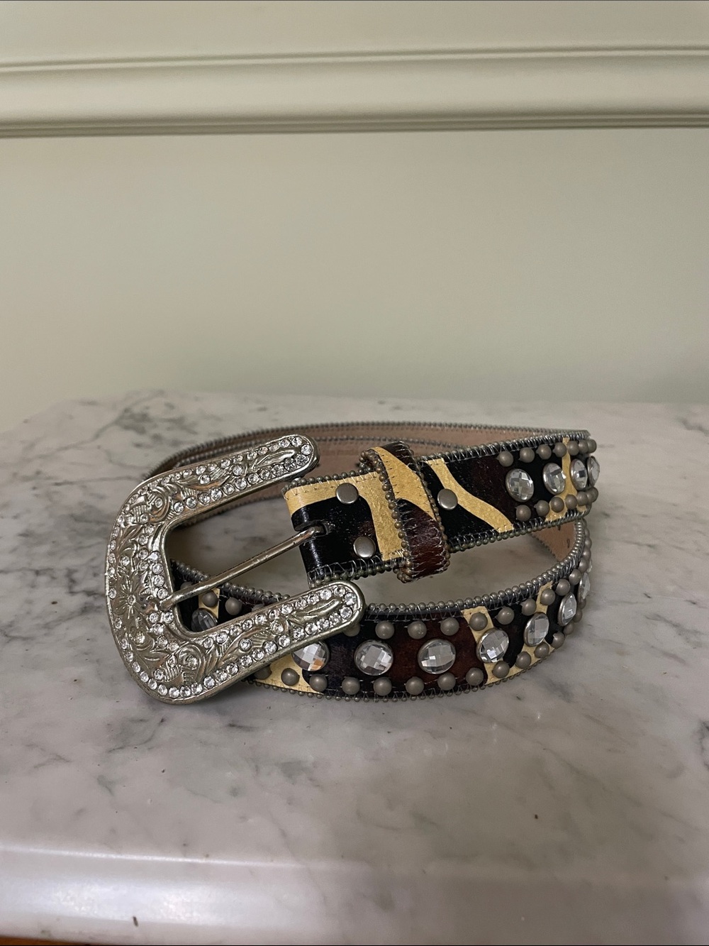 Blazin Roxx Leather Western Belt - Size Large